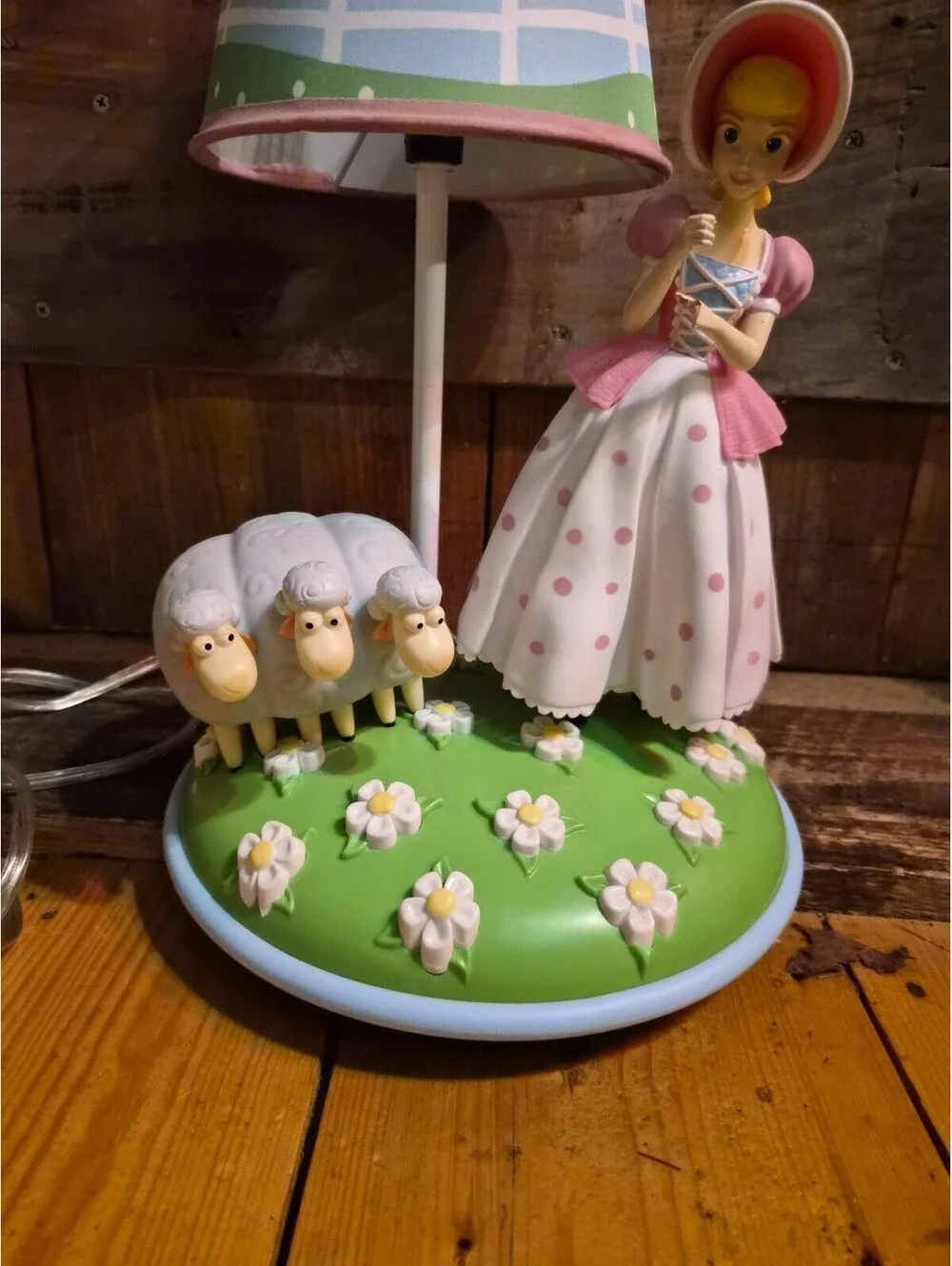Disney Toy Story Bo Peep Table Lamp with Sheep Shade, 2019 Broken Needs Repairs